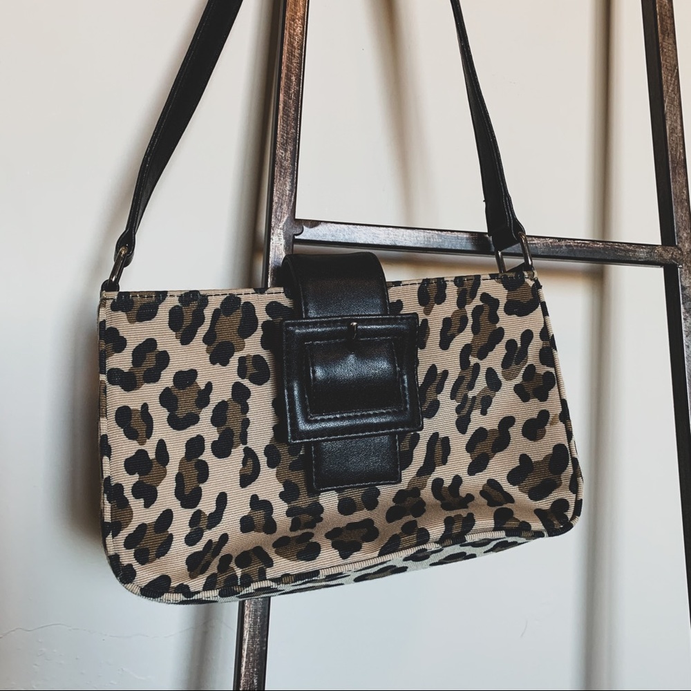 Vintage Leopard Print Purse